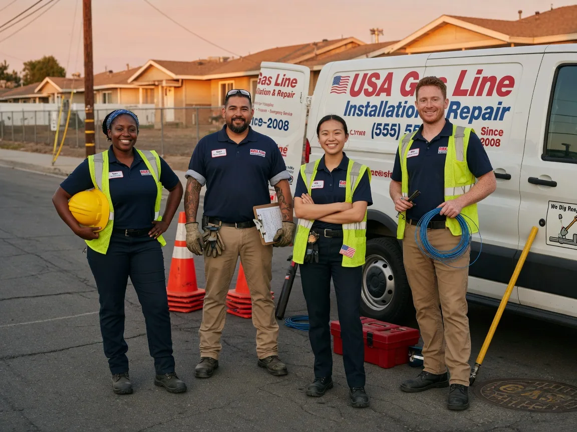 Gas Line Installation company in Olmitz, KS